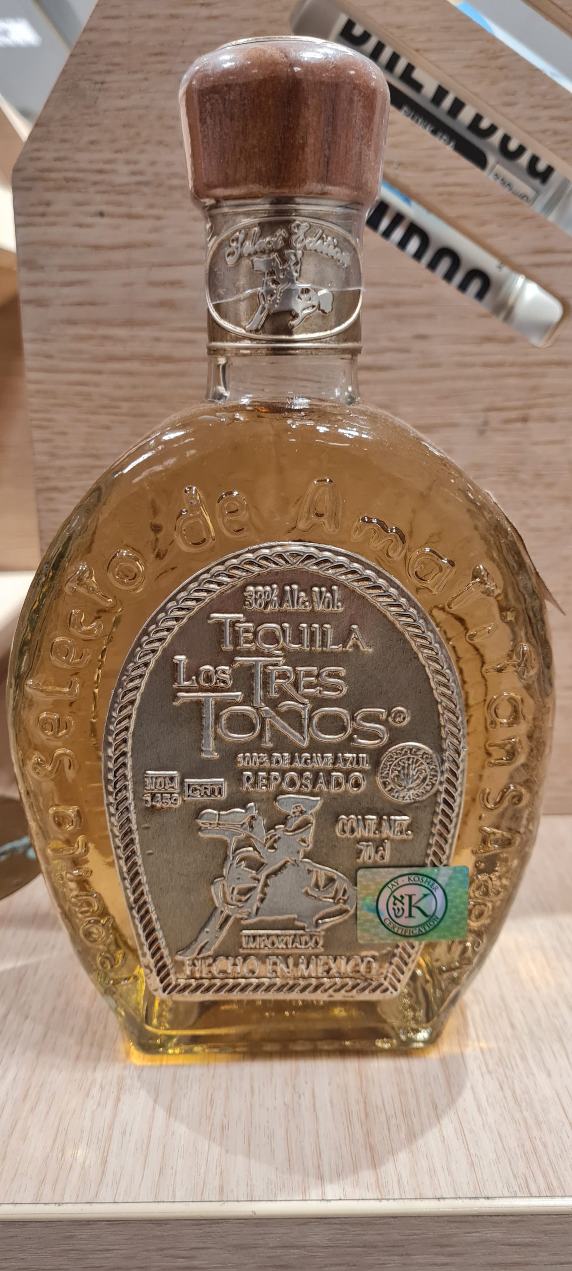 Tequila los Tres Toños passar utmärkt till fredags tacos
