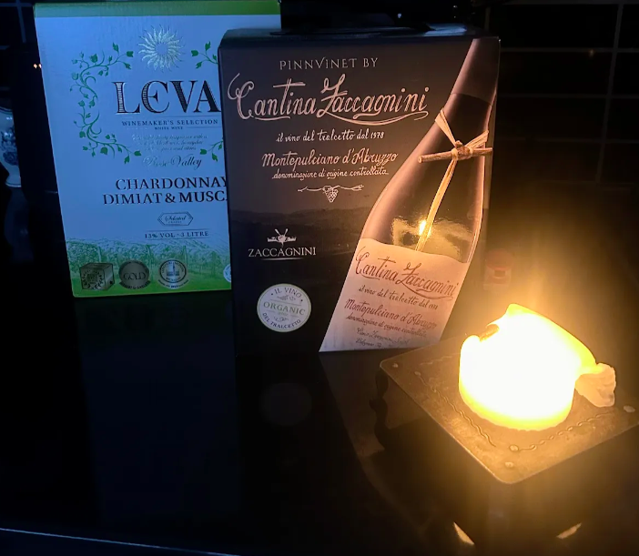 Har du kvar vin kvar i vinboxen?