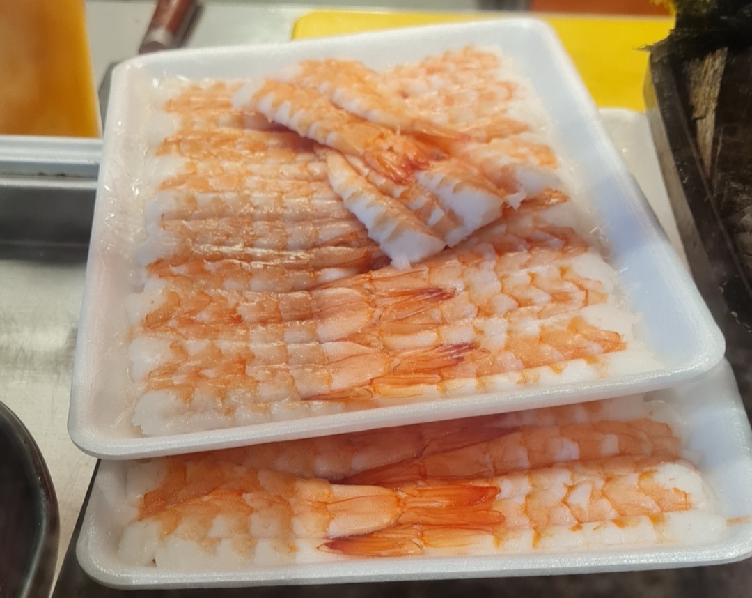Räkor till thailändsk sushi