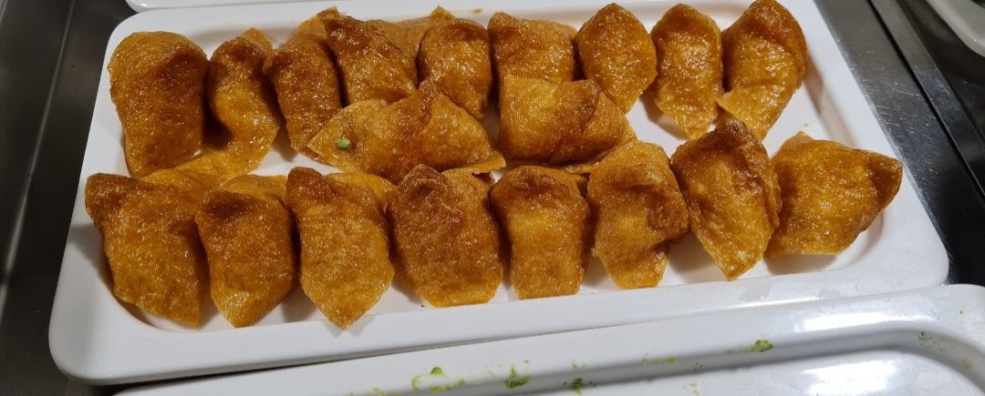 Äggsushi är vegetarisk men inte vegansk